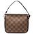 Borsa a mano Louis Vuitton Damier Ebene Trousse Pochette Marrone
