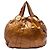 Borsa Satchel Gucci Large Hysteria in vernice dorata D'oro