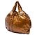 Borsa Satchel Gucci Large Hysteria in vernice dorata D'oro - vista 2