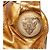 Borsa Satchel Gucci Large Hysteria in vernice dorata D'oro - vista 5