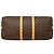 Borsa da viaggio Louis Vuitton Monogram Keepall Bandouliere 55 Marrone - vista 3