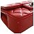 Borsa a tracolla Chanel Extra Mini Rectangular Classic in pelle d'agnello rossa con patta singola Rosso - vista 11