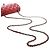Borsa a tracolla Chanel Extra Mini Rectangular Classic in pelle d'agnello rossa con patta singola Rosso - vista 15