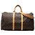 Borsa da viaggio Louis Vuitton Monogram Keepall Bandouliere 50 Marrone
