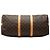 Borsa da viaggio Louis Vuitton Monogram Keepall Bandouliere 50 Marrone - vista 3