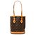 Petit Bucket Monogram Louis Vuitton Marrone