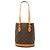 Louis Vuitton Monogram Petit Bucket Marrone