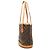 Louis Vuitton Monogram Petit Bucket Marrone - vista 2