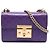 Padlock Borsa a tracolla Gucci Small Guccissima con lucchetto, viola Porpora