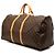 Saco de Viagem Louis Vuitton Monogram Keepall 60 Castanho Marrom - vista 2