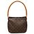 Borsa a tracolla Louis Vuitton Monogram Looping MM Marrone