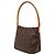Borsa a tracolla Louis Vuitton Monogram Looping MM Marrone - vista 2