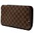 Borsa Pochette Clutch Louis Vuitton Damier Ebene Saint Louis Marrone - vista 2