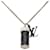 Collana con ciondoli Monogram Eclipse in ottone nero Louis Vuitton