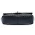 Borsa a tracolla Chanel Small CC Crossing Flap in pelle di agnello nera Nero - vista 3
