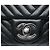 Borsa a tracolla Chanel Small CC Crossing Flap in pelle di agnello nera Nero - vista 5