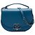 Borsa Chanel Coco Curve Flap Medium in vitello lucido blu e capretto matelassé
