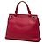 Bamboo Borsa Satchel Daily Gucci Medium in pelle rossa con bambù Rosso - vista 2