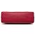 Bamboo Borsa Satchel Daily Gucci Medium in pelle rossa con bambù Rosso - vista 3