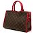 Borsa Satchel Louis Vuitton Monogram Popincourt PM Marrone - vista 2