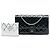 Borsa a tracolla Chanel Reissue 2.55 Double Flap 227 in vernice matelassé blu - vista 7