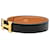 Cinturón reversible Constance H Hermès en piel Box Calf y Courchevel negro  - vista 2