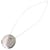 Borsa a tracolla Prada Spazzolato Round Chain Coin argento - vista 11