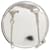 Borsa a tracolla Prada Spazzolato Round Chain Coin argento - vista 2