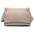 Borsa Satchel Prada Glace Calf con borchie e doppia tasca, Beige - vista 3