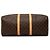 Borsa da viaggio Louis Vuitton Monogram Keepall 50 Marrone - vista 3