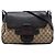 Borsa a tracolla Gucci GG Canvas Web Dressage Beige