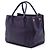 Borsa Tote Satchel Convertibile Aperta Prada Vitello Daino Viola Porpora - vista 2