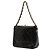 Bolsa Chanel CC em pele de cordeiro acolchoada preta com fecho turnlock Preto - vista 2