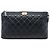 Clutch Chanel Boy Zip in pelle di agnello matelassé nera Nero