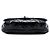 Borsa a tracolla Chanel Medium Quilted Patent Bubble CC Flap nera Nero - vista 3