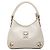 Weiße Gucci Abbey Kalbsleder Schultertasche mit D-Ring