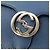 Bolsa transversal Gucci Small Dollar em couro de bezerro azul com G entrelaçado - vista 6