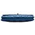 Borsa a tracolla Chanel Medium in agnello trapuntato blu Trendy CC Flap - vista 3