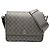 Borsa a tracolla Gucci Medium GG Supreme Ophidia grigia Grigio