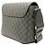 Borsa a tracolla Gucci Medium GG Supreme Ophidia grigia Grigio - vista 2