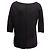 Designers Remix Schwarzer The Row Pullover aus Kaschmir-Seiden-Mischung mit Dreiviertelärmeln Größe US S - Ansicht 3
