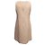 Ärmelloses Prada Shiftkleid aus Virgin Wool in Tan Größe IT 46 Beige - Ansicht 3