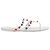 Valentino Garavani Valentino Rockstud Gummisandaletten in Weiß & Multicolor Größe 37