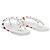 Valentino Garavani Valentino Rockstud Gummisandaletten in Weiß & Multicolor Größe 37 - Ansicht 4