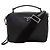 Bolsa transversal de couro Saffiano preto Prada