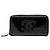 Cartera larga Chanel CC en charol negro con pespuntes