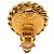 Orecchini a clip Chanel CC placcati oro e perle finte dorate D'oro - vista 3