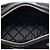 Pochette cosmetici Chanel CC trapuntata in vernice nero - vista 4
