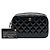 Pochette cosmetici Chanel CC trapuntata in vernice nero - vista 7