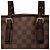 Bucket Borsa a secchiello Marais Damier Ebene marrone Louis Vuitton - vista 6